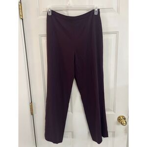 Anne Taylor Loft NWOT 8P Wool Blend Trouser Dress Pants Plum Purple Work 30x28